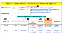 Beispiel für allgemeine Aufzeichnungen
